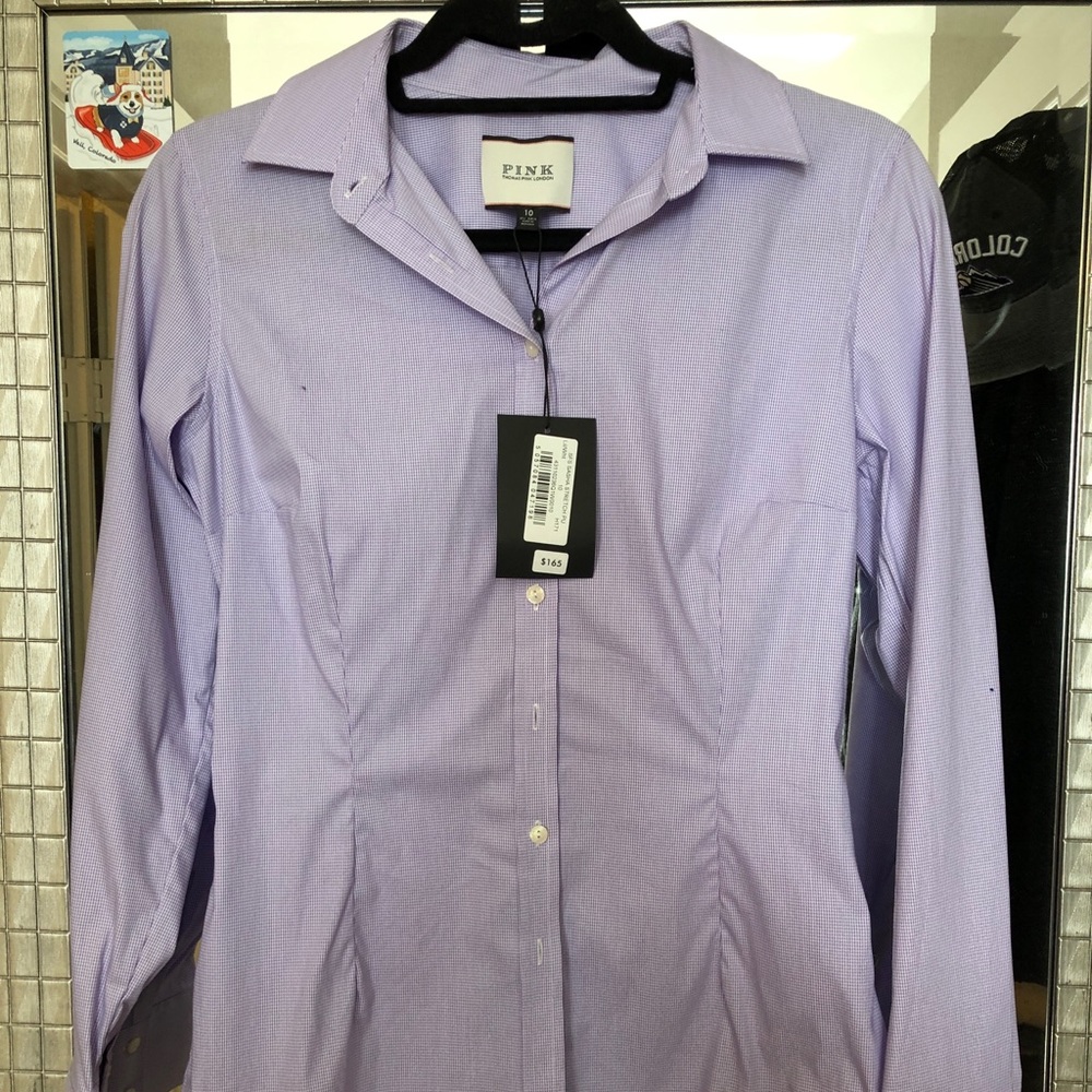 Thomas Pink women’s light purple button down NWT